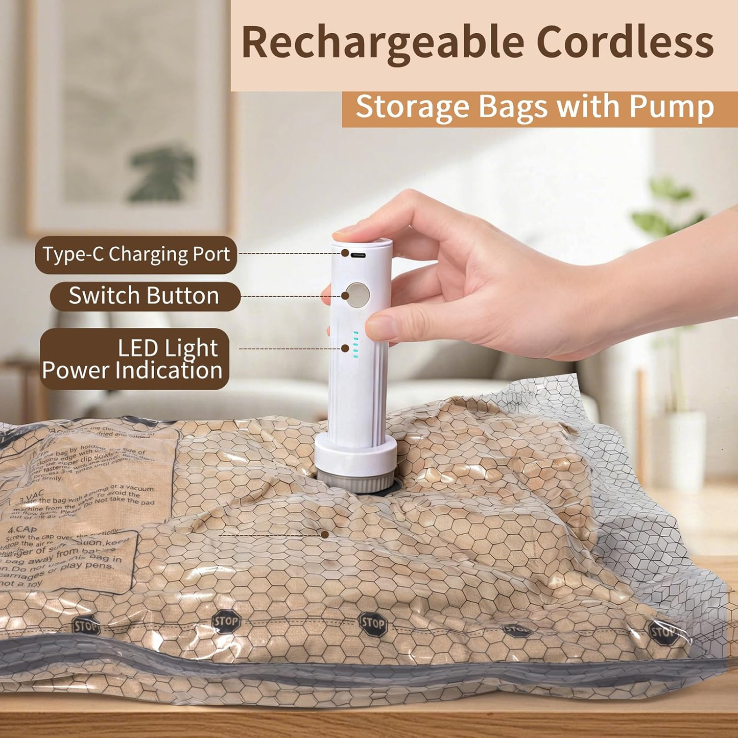 PackWise™ Vacuum Travel Kit